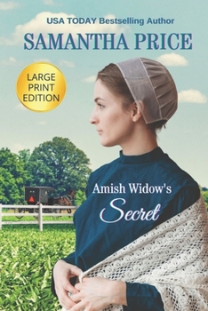 Paperback Amish Widow's Secret LARGE PRINT Book