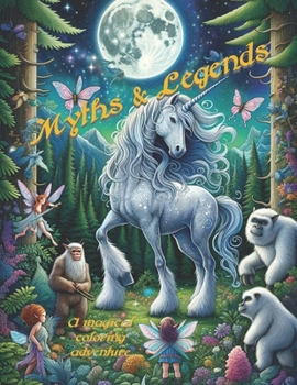 Paperback Myths & Legends: A Magical Coloring Adventure Book