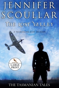 Paperback The Lost Valley - Large Print Book