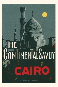 Paperback Vintage Journal The Continental Savoy, Cairo, Egypt Book