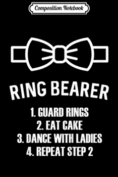 Composition Notebook: Kids Ring Bearer Boys Wedding  Journal/Notebook Blank Lined Ruled 6x9 100 Pages