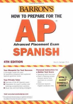 Paperback How to Prepare for the AP Spanish with Audio CDs Book