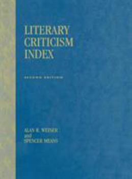 Hardcover Literary Criticism Index: 2nd Ed. Book
