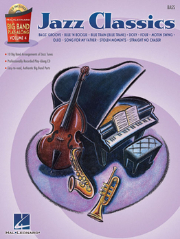 Paperback Jazz Classics: Bass [With CD] Book