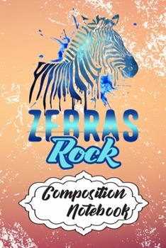 Composition Notebook: 110 Blank Lined Papers - 6x9 Personalized Customized Elephant Composition Notebook Journal Gift For Zebra Lovers