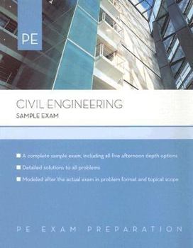 Paperback Civil Engineering: Sample Exam Book