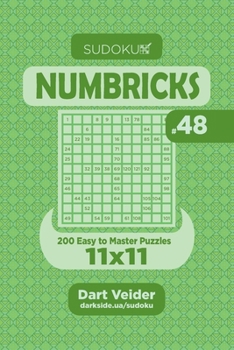 Paperback Sudoku Numbricks - 200 Easy to Master Puzzles 11x11 (Volume 48) Book