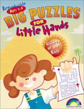 Paperback Big Puzzles for Little Hands: Children of the Bible Book