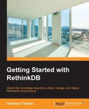 Paperback Getting Started with RethinkDB Book