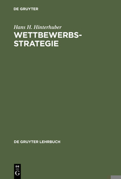 Hardcover Wettbewerbsstrategie [German] Book