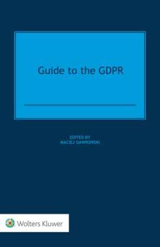 Hardcover Guide to the GDPR Book