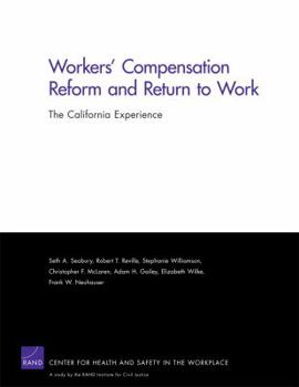 Paperback Workers Compensation Reform & Return to Book