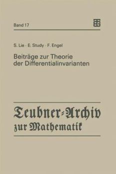 Paperback Beiträge Zur Theorie Der Differentialinvarianten [German] Book