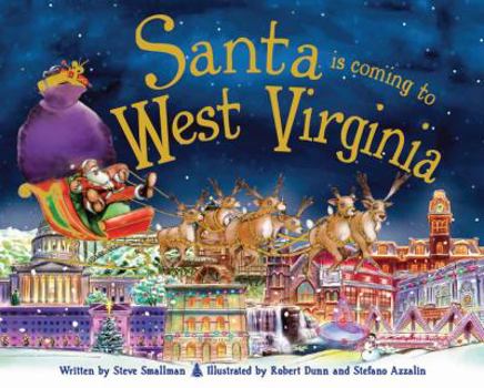 Hardcover Santa Is Coming to West Virginia Book