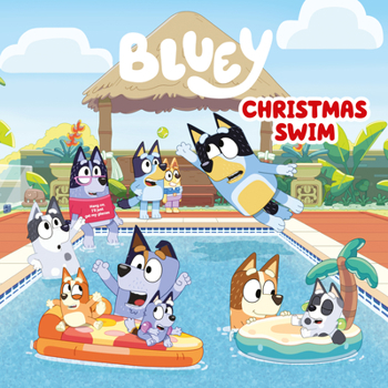 Hardcover Bluey: Christmas Swim Book