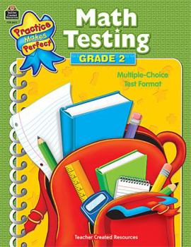 Paperback Math Testing, Grade 2 Book