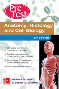 Paperback Anatomy, Histology, and Cell Biology Pretest Self-Assessment and Review, 5th Edition Book