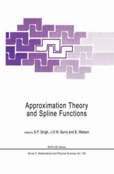 Hardcover Approximation Theory and Spline Functions Book