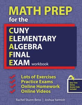 Misc. Supplies Math Prep for the CUNY Elementary Algebra Final Exam: Workbook Book