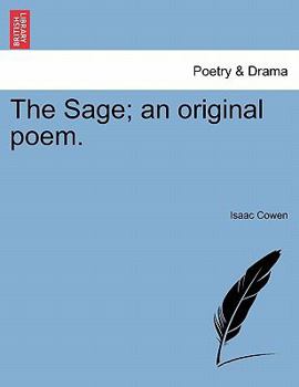 Paperback The Sage; An Original Poem. Book