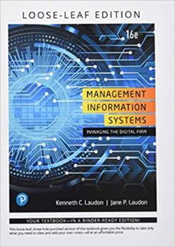 Loose Leaf Management Information Systems: Managing the Digital Firm Book