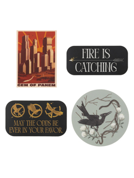 Paperback The Hunger Games: Assorted Stickers - Sticker Set of 4 Book