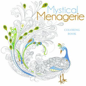 Paperback Mystical Menagerie Coloring Book