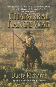 Hardcover Chaparral Range War (Thorndike Press Large Print Western) [Large Print] Book