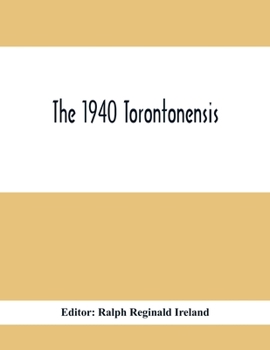 Paperback The 1940 Torontonensis Book
