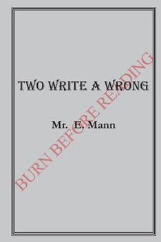 Paperback Two Write a Wrong Book