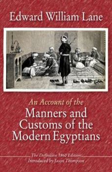 Paperback Manners and Customs of the Modern Egyptians Book