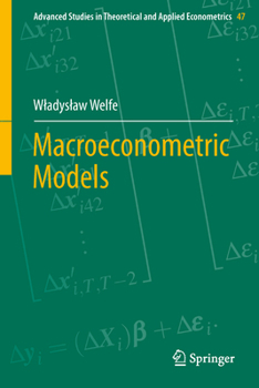 Paperback Macroeconometric Models Book