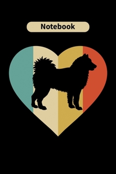 Notebook: ALASKAN MALAMUTE Dog Lover Gift for Dog Owners Diary | Blank Date & Blank Lined Notebook Journal | 6x9 Inch 120 Pages White Paper