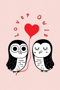 Paperback Lover Owls: Valentine's Day Gift - ToDo Notebook in a cute Design - 6" x 9" (15.24 x 22.86 cm) Book