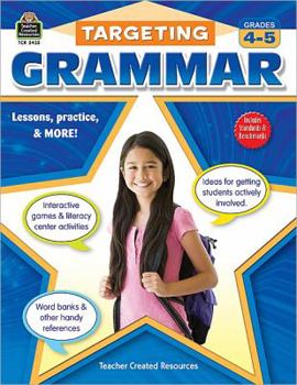 Paperback Targeting Grammar, Grades 4-5 Book