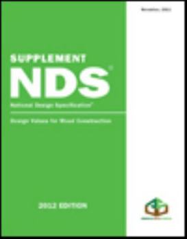Paperback Supplement NDS National Design Specification. Design Values for Wood Construction Book