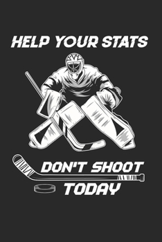 Paperback Ice Hockey Goalie Notebook - Team Journal Planner: Field Hockey Organizer For Men Women Kids Blank Book