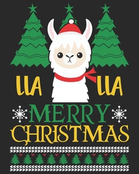 Paperback lla lla merry chrsitmas: Weekly and Monthly Teacher Planner - Academic Year Lesson Plan and Record Book with Awesome Cover Book
