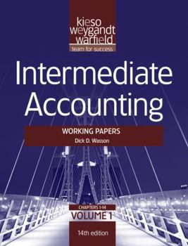 Paperback Intermediate Accounting, , Working Papers (Volume 1) Book