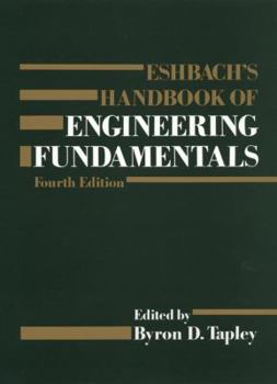 Hardcover Eshbach's Handbook of Engineering Fundamentals Book