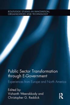 Paperback Public Sector Transformation through E-Government: Experiences from Europe and North America Book
