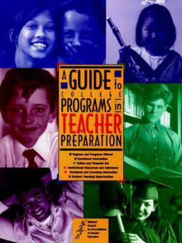 Paperback A Guide to College Programs in Teacher Preparation Book
