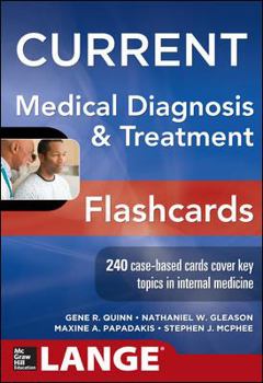 Hardcover Current Medical Diagnosis and Treatment Flashcards Book