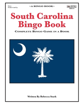 Paperback South Carolina Bingo Book: Complete Bingo Game In A Book