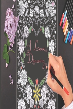 Paperback I love drawing: A Wonderful Drawing and Coloring Book For YOUU Book