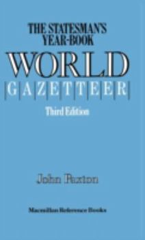 Hardcover The Statesman's Year-Book' World Gazetteer Book