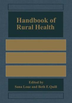 Paperback Handbook of Rural Health Book