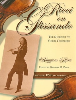 Paperback Ricci on Glissando: The Shortcut to Violin Technique Book