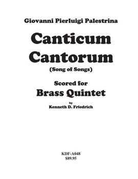 Paperback Canticum Cantorum - brass quintet score Book