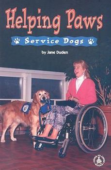 Paperback Helping Paws: Service Dogs Book